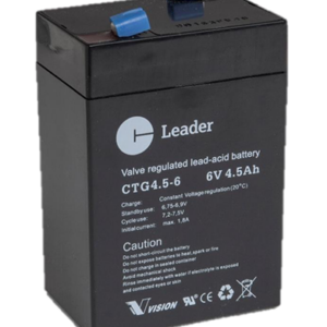 Högkvalitativt 6 volts batteri till foderspridare, åtelkamera etc. 4.5 Ah.